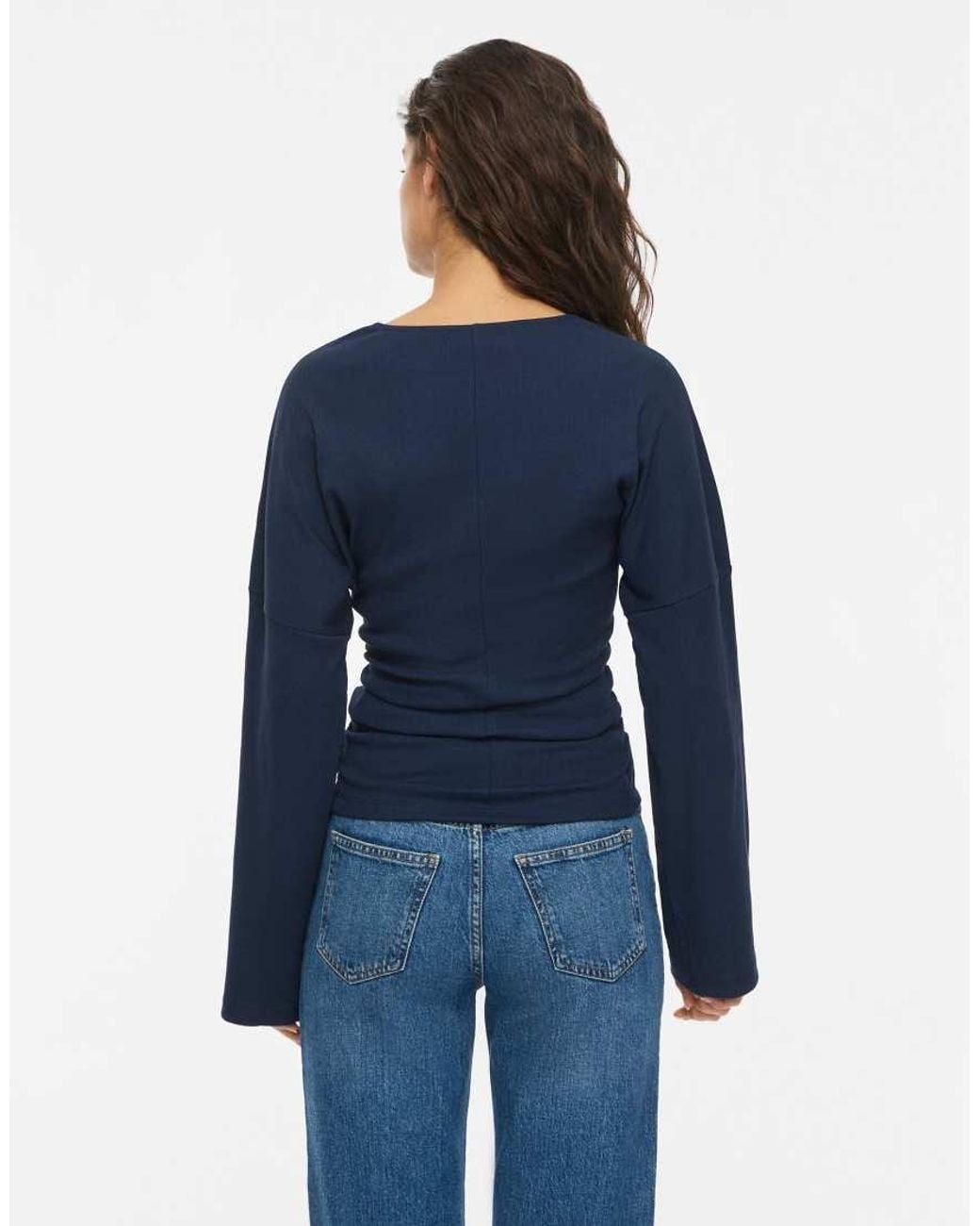 Noisy May Blue Long Sleeved Top