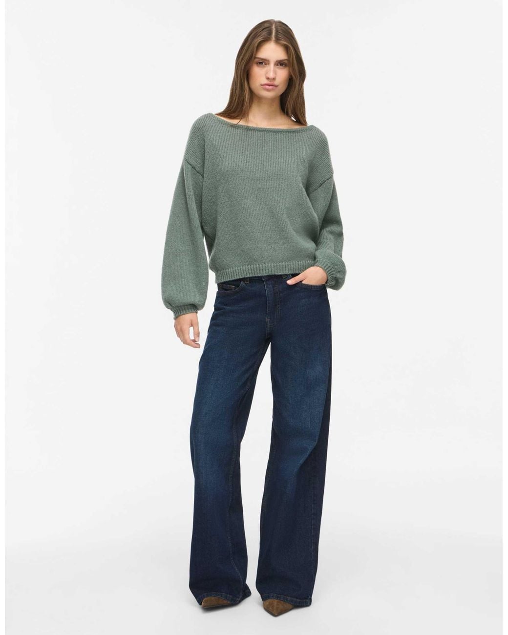 Pull - couronne Noisy May en coloris Green