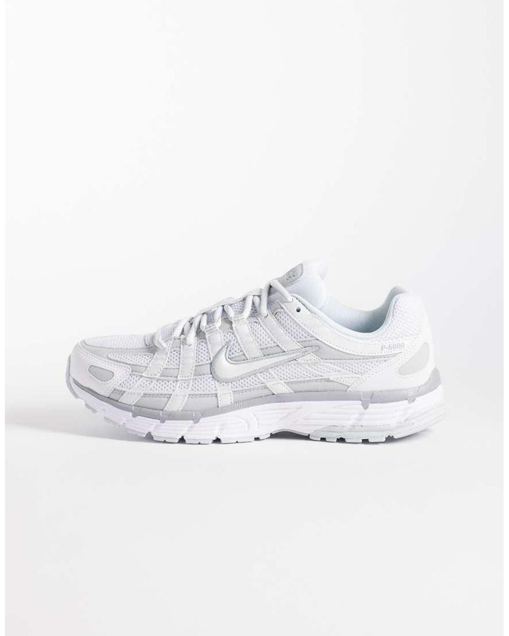 Nike White P-6000 Sneakers