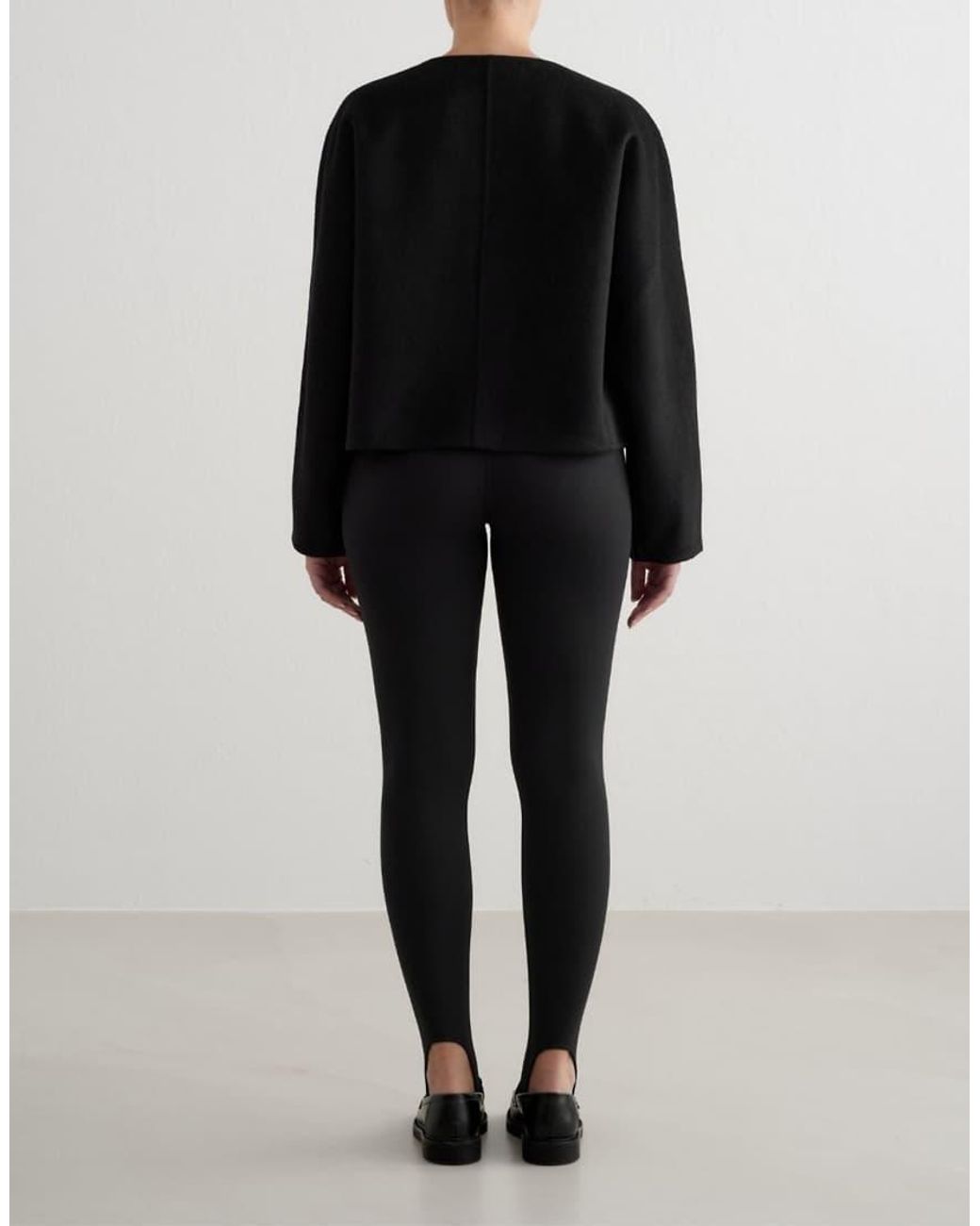 Aim'n Black Wool Sweatshirt