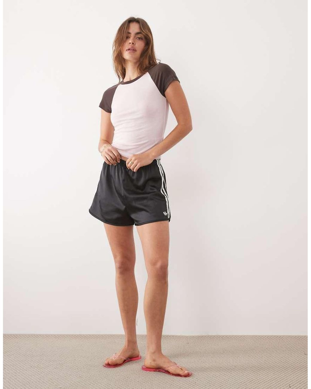 New Look Natural Contrast Raglan Tee