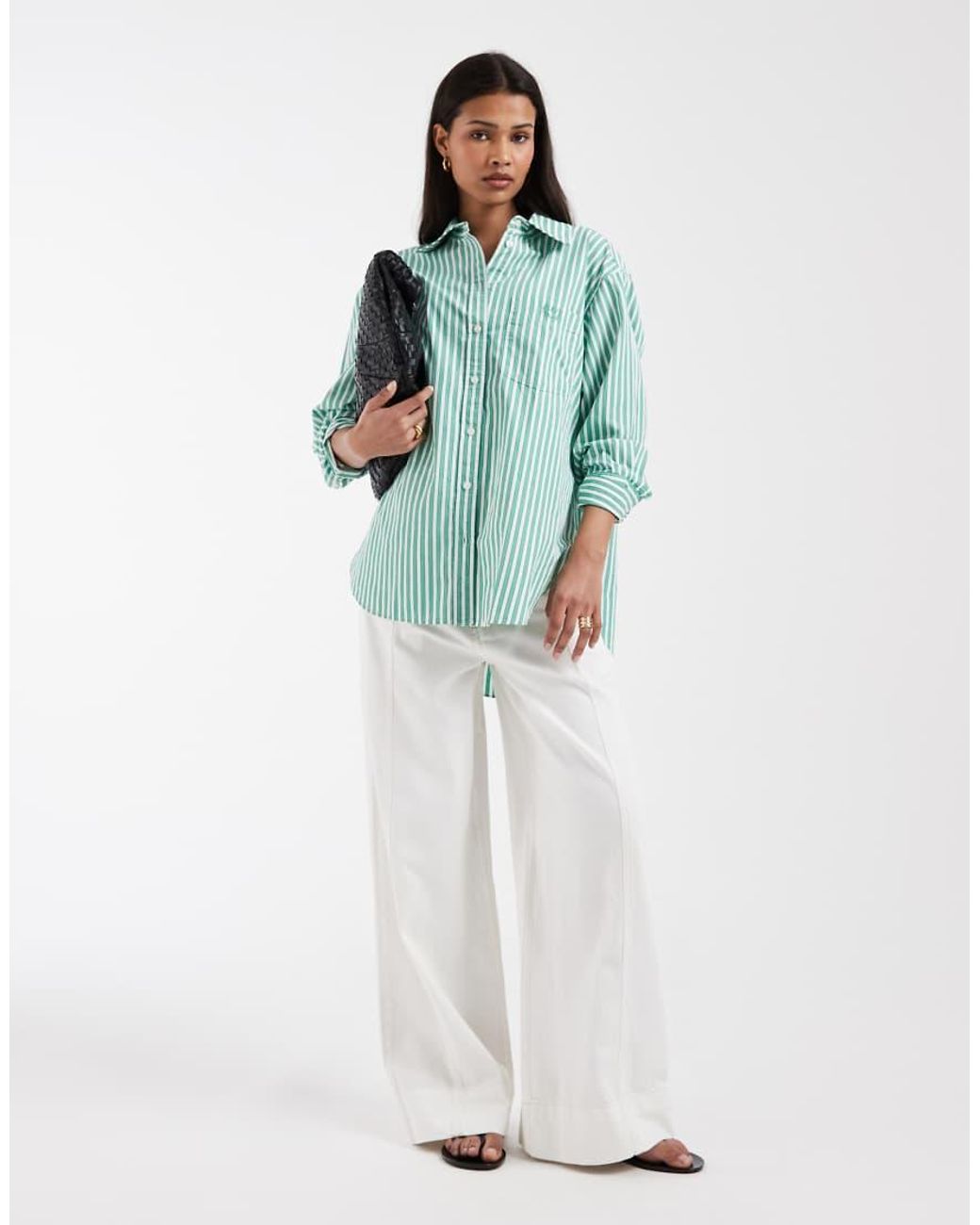 Gap Blue Relaxed Fit Poplin Shirt