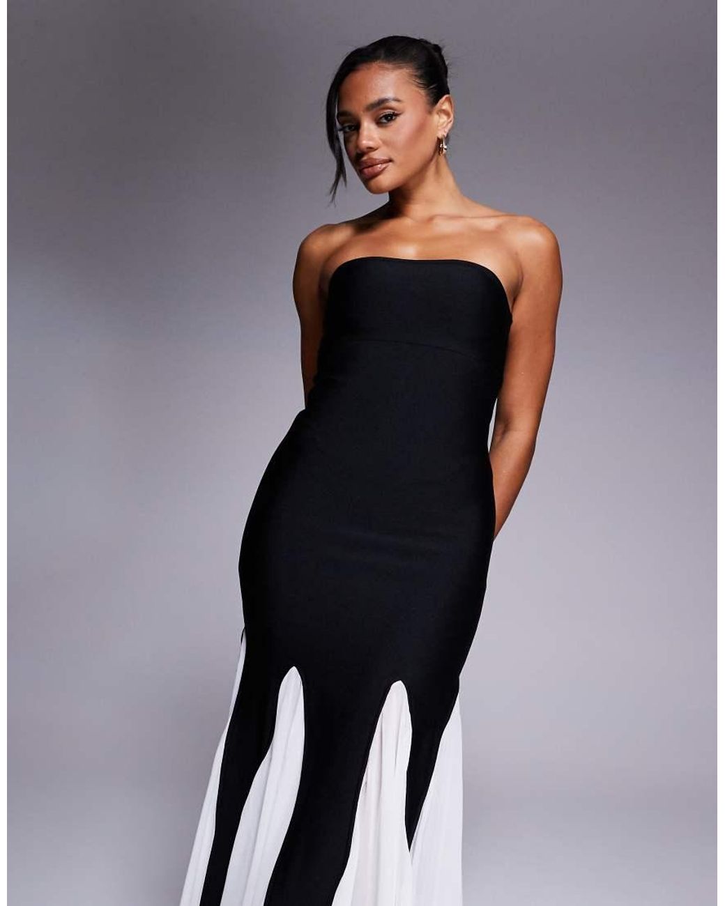 chinese dress ladies Rent River Island Black Jaquard Long Sleeved Dress main image 0