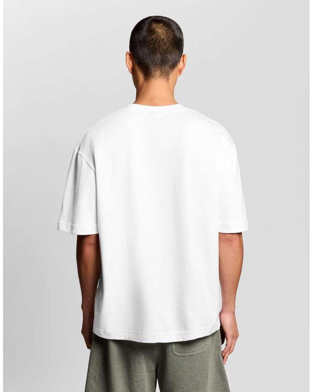 Lyle & Scott White Ss T-Shirts Ultra Soft T-Shirt for men