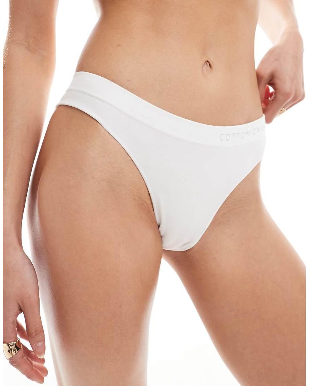 Cotton On White Seamless Brief
