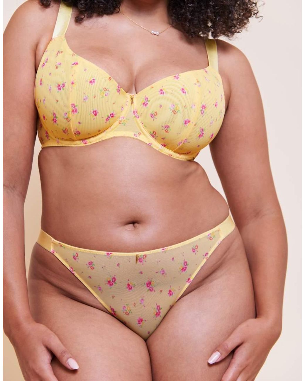 Curvy Kate Pink Cool Cat Tanga