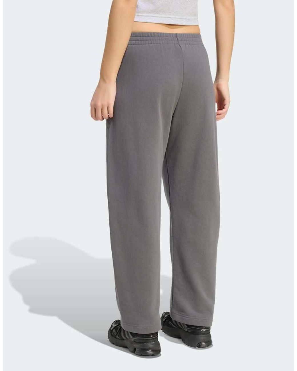 Adidas Originals Gray Adidas Kit Small Logo Barrel Pant