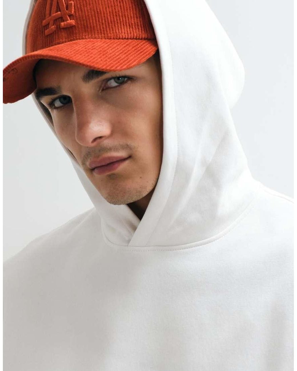 ASOS White Essentials Relaxed Hoodie for men