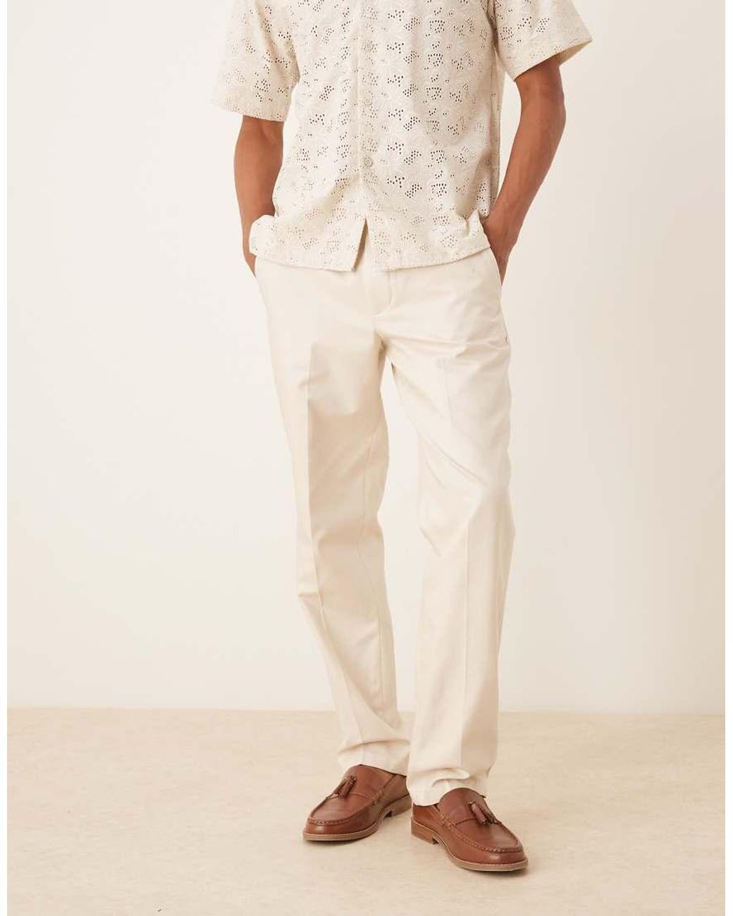 SELECTED Ascot in het Natural voor heren