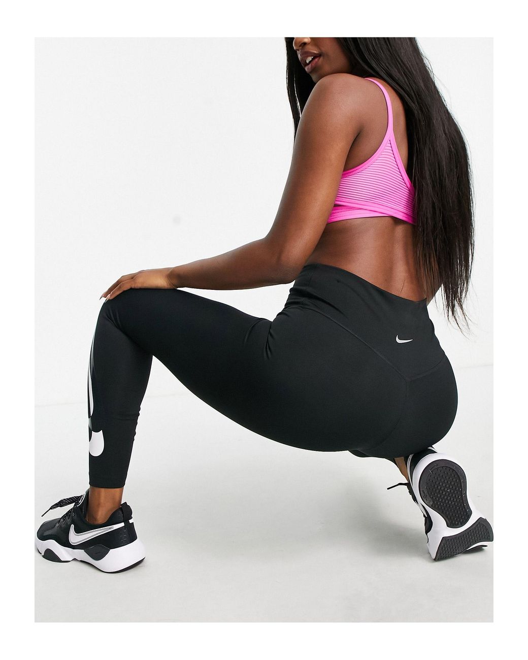 Nike Womens Dri Fit Swoosh Run Leggings