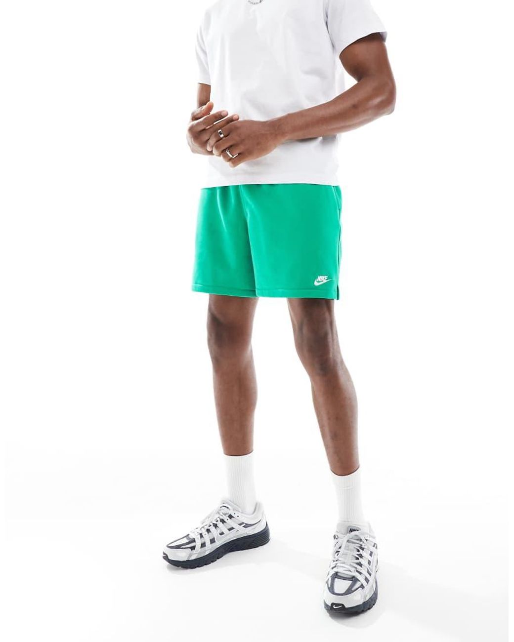 Nike Green Club French Terry Shorts for men