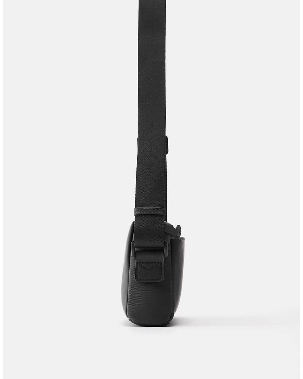 Borsa A Tracolla Gommata Nera di Pull&Bear in Black da Uomo