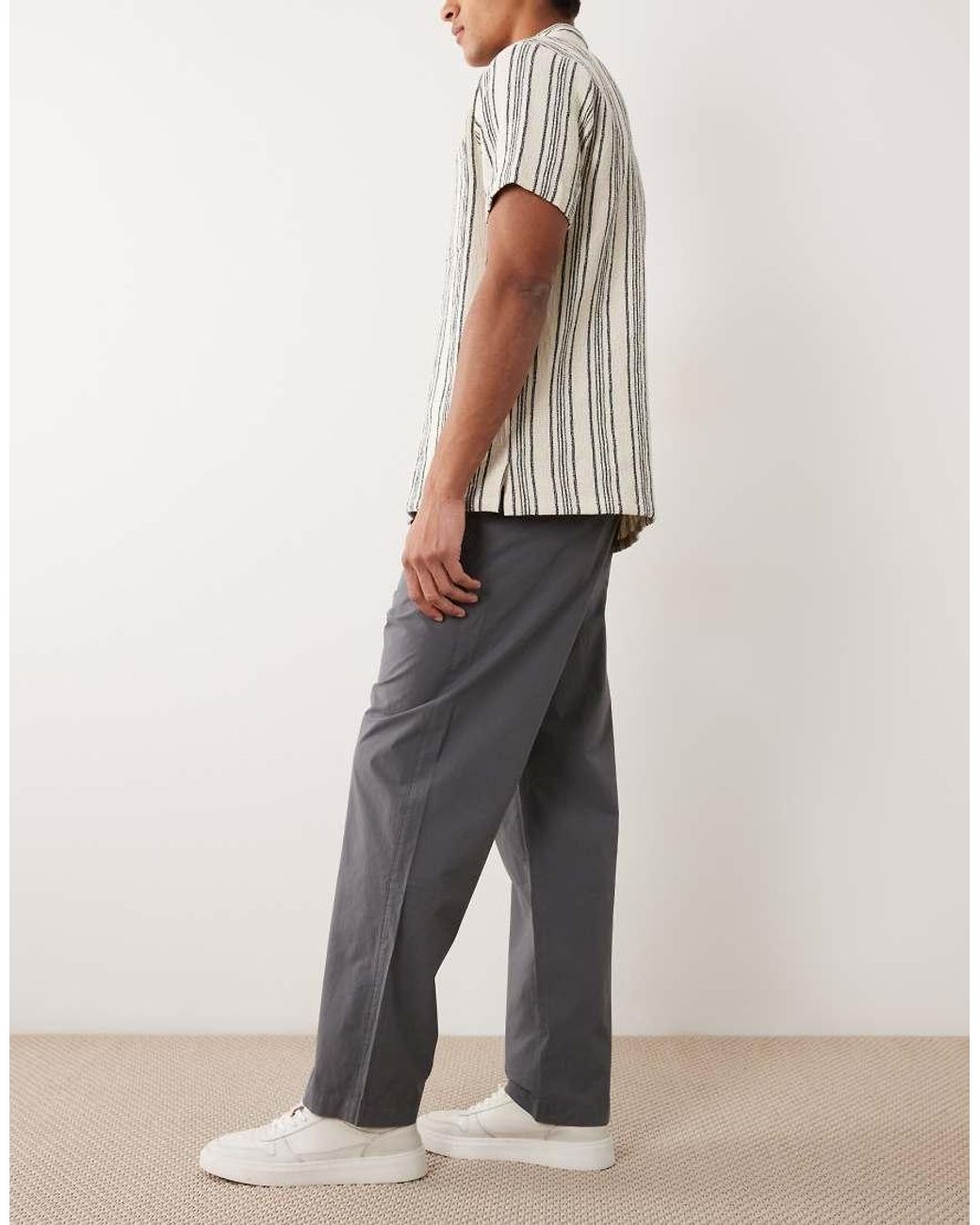 Paul Smith Natural Drawstring Trousers for men