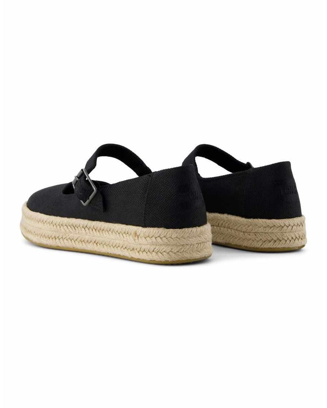 TOMS Black Carolina Mary Jane Shoe