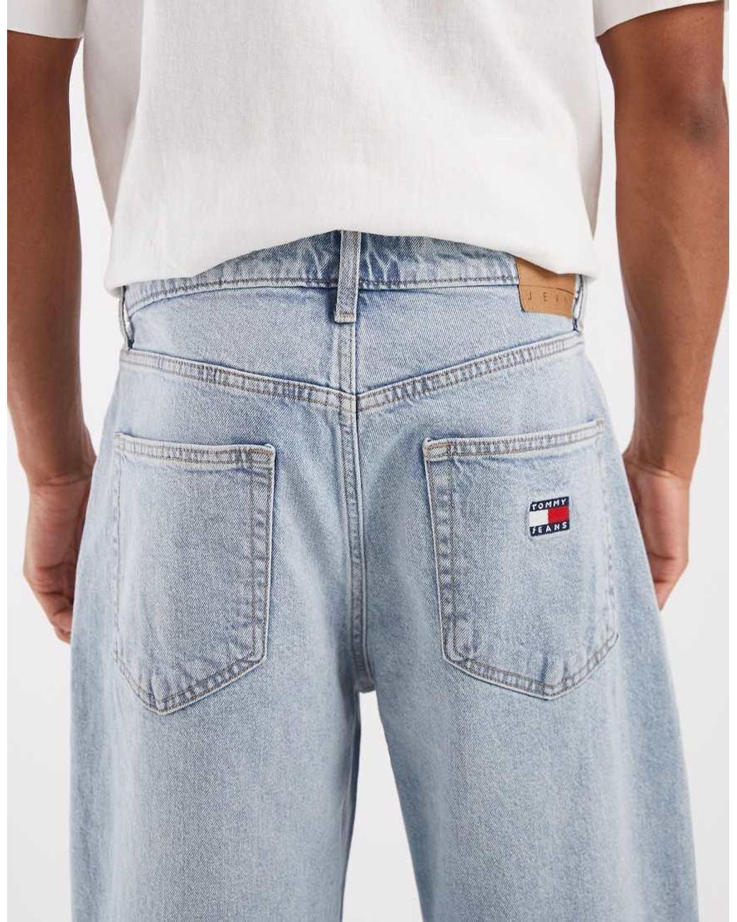 Tommy Hilfiger Blue Theo baggy Jeans for men
