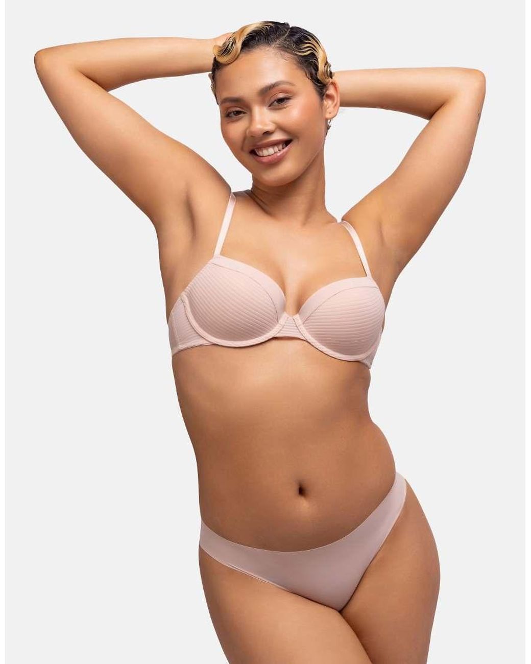 DORINA Multicolor 2-Pack Louise Light Padded Demi/Ivory Bra