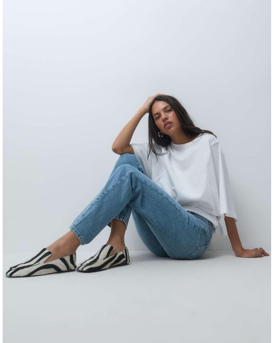 ASOS Blue Straight Leg Jean