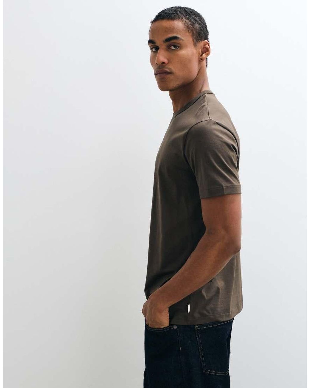 Gant Brown Pima T-shirt for men