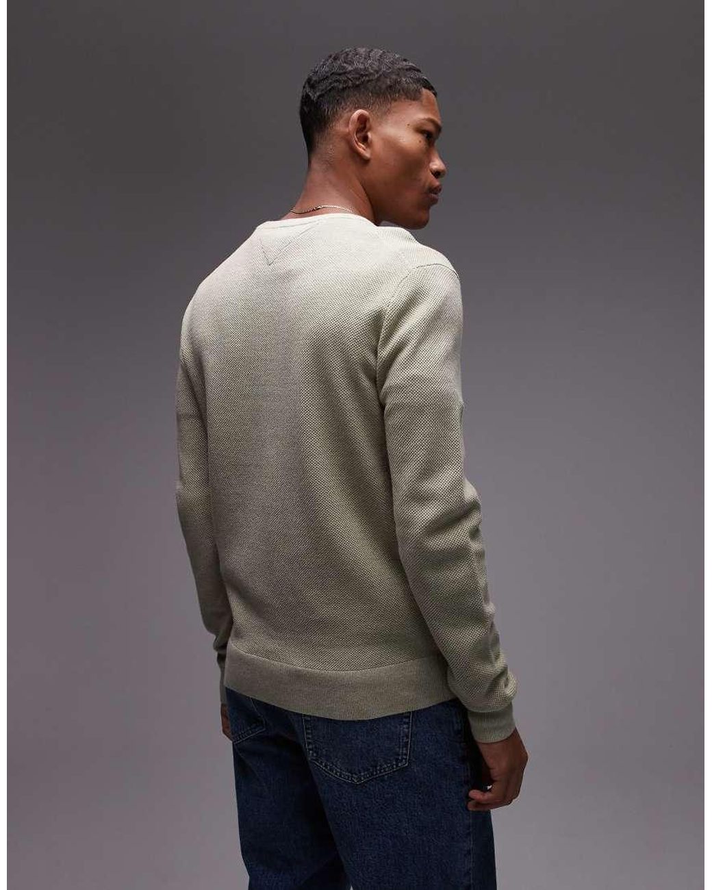 Tommy Hilfiger Gray Essential Structure Jumper for men
