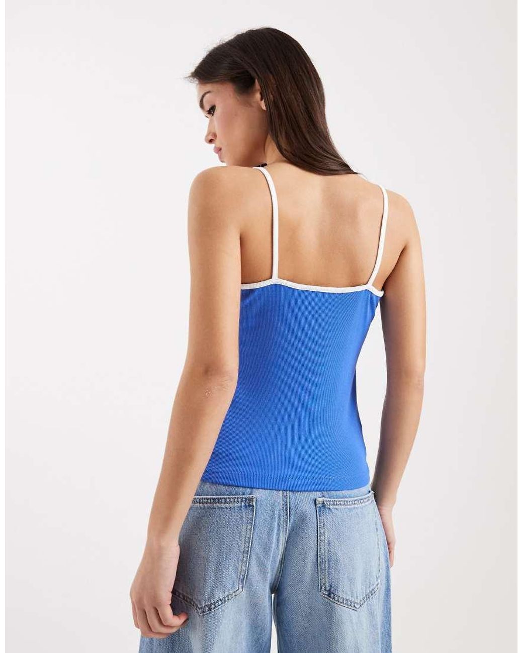 Tommy Hilfiger Blue Badge Slim Fit Strappy Vest