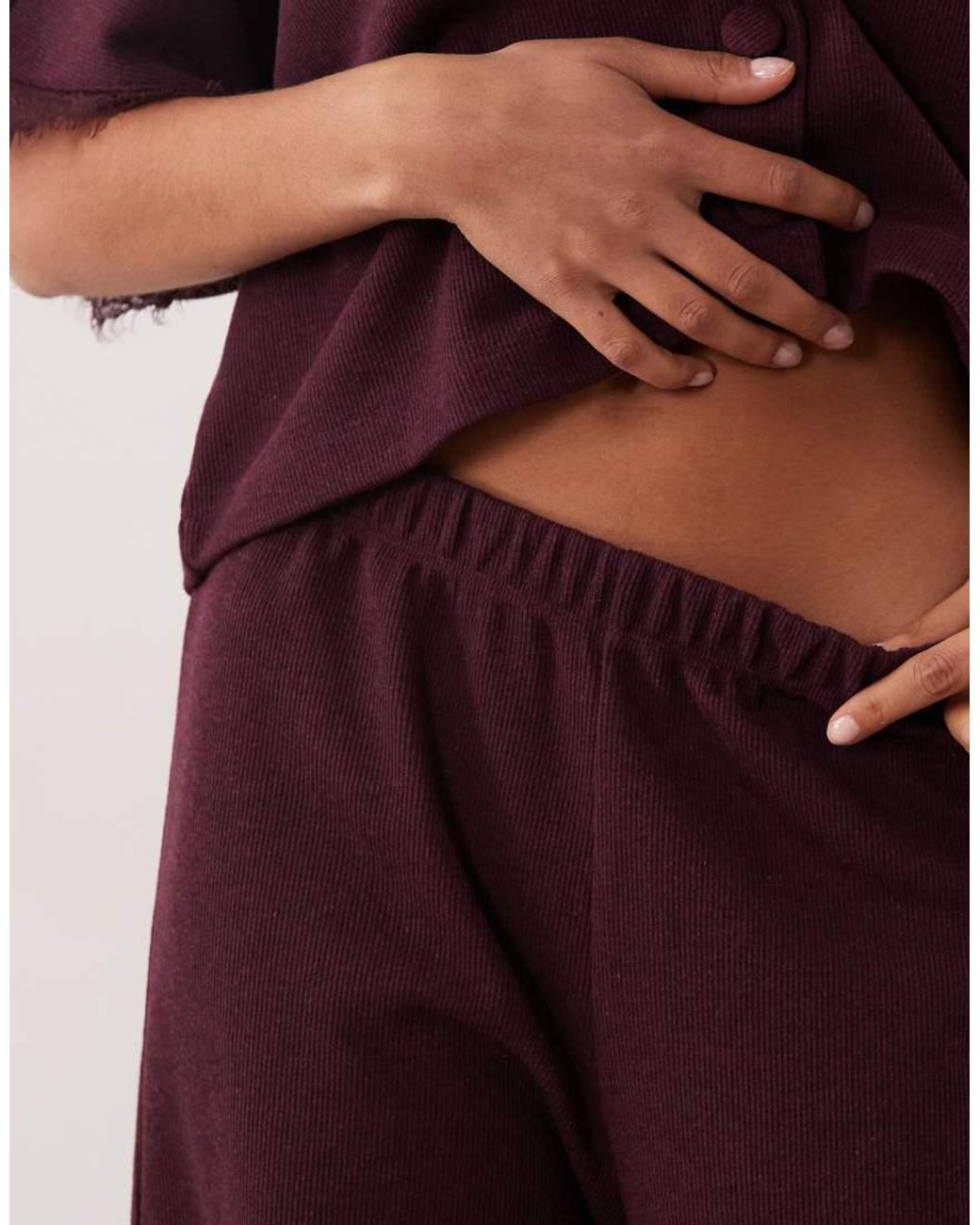 Miss Selfridge Red Wide Leg Trouser Co-ord