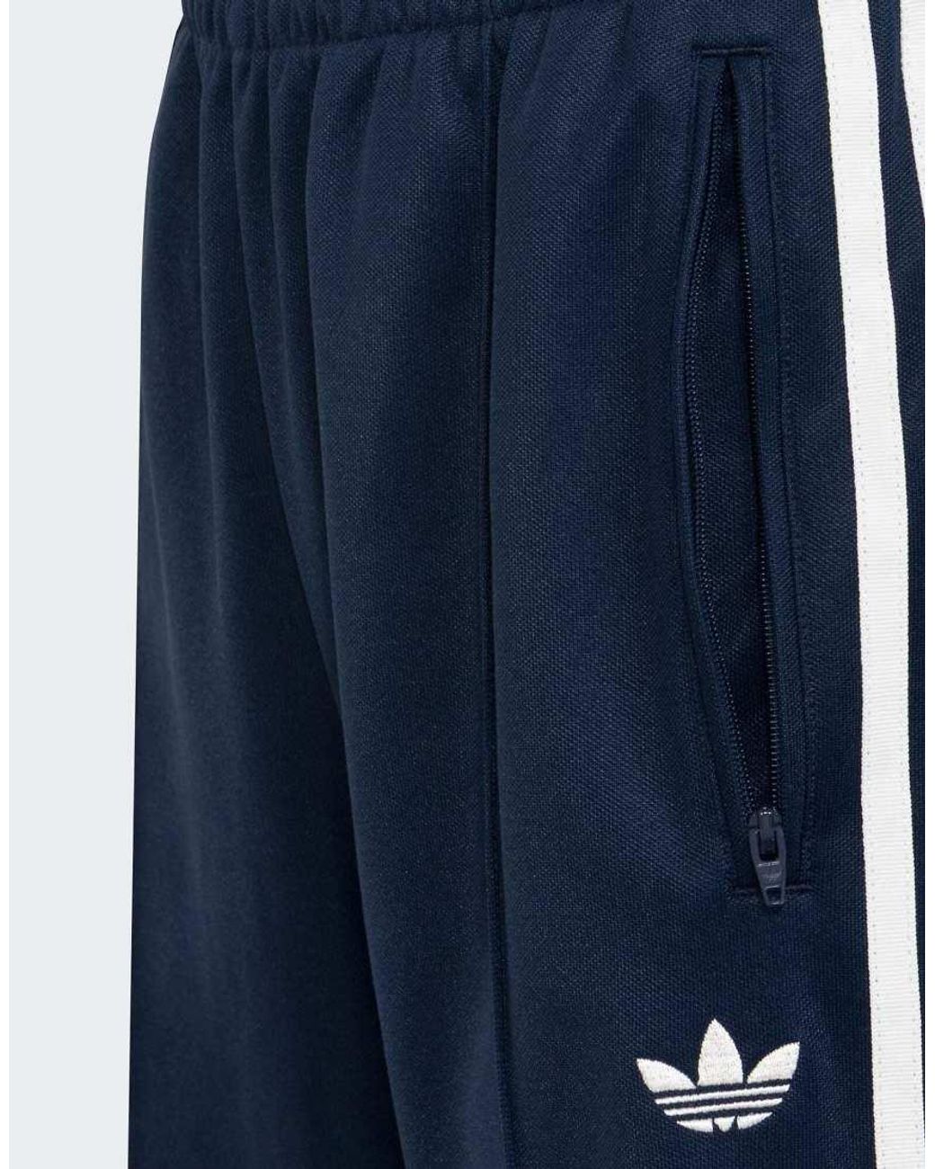Adidas Originals Blue 2in1 Firebird Loose Track Pants With Lace Skirt