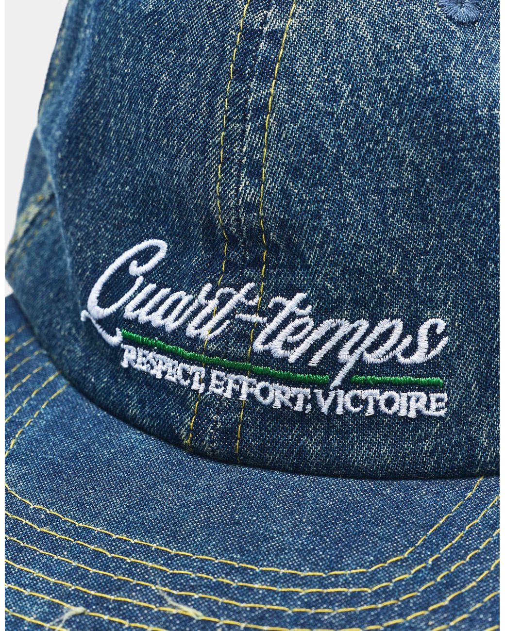 Pull&Bear Bestickte denim-cap in Blue für Herren