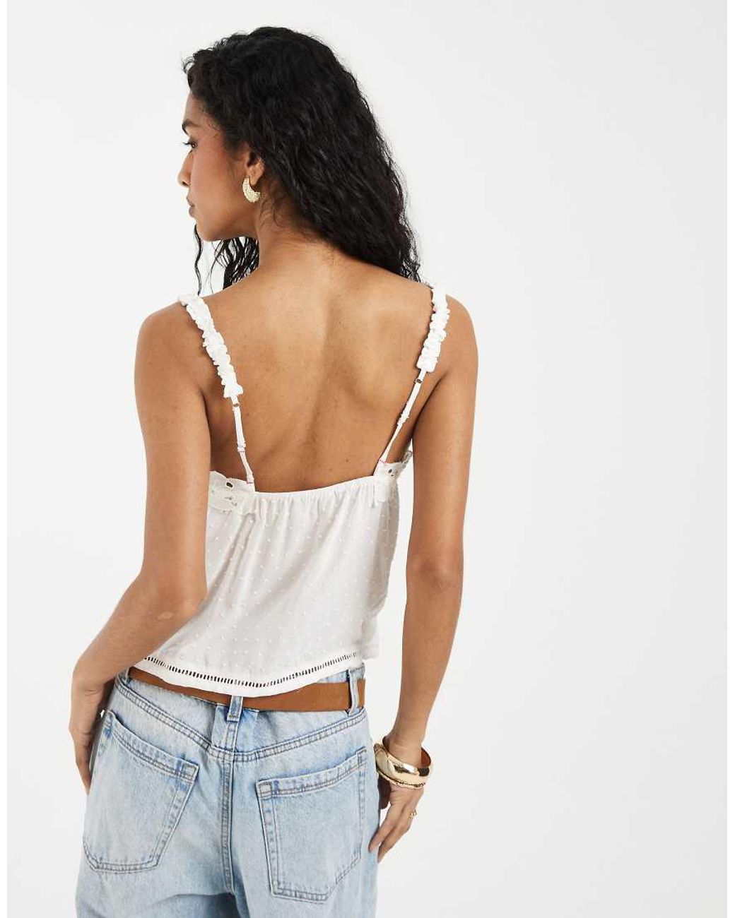 Free People White Little Love Tank Top