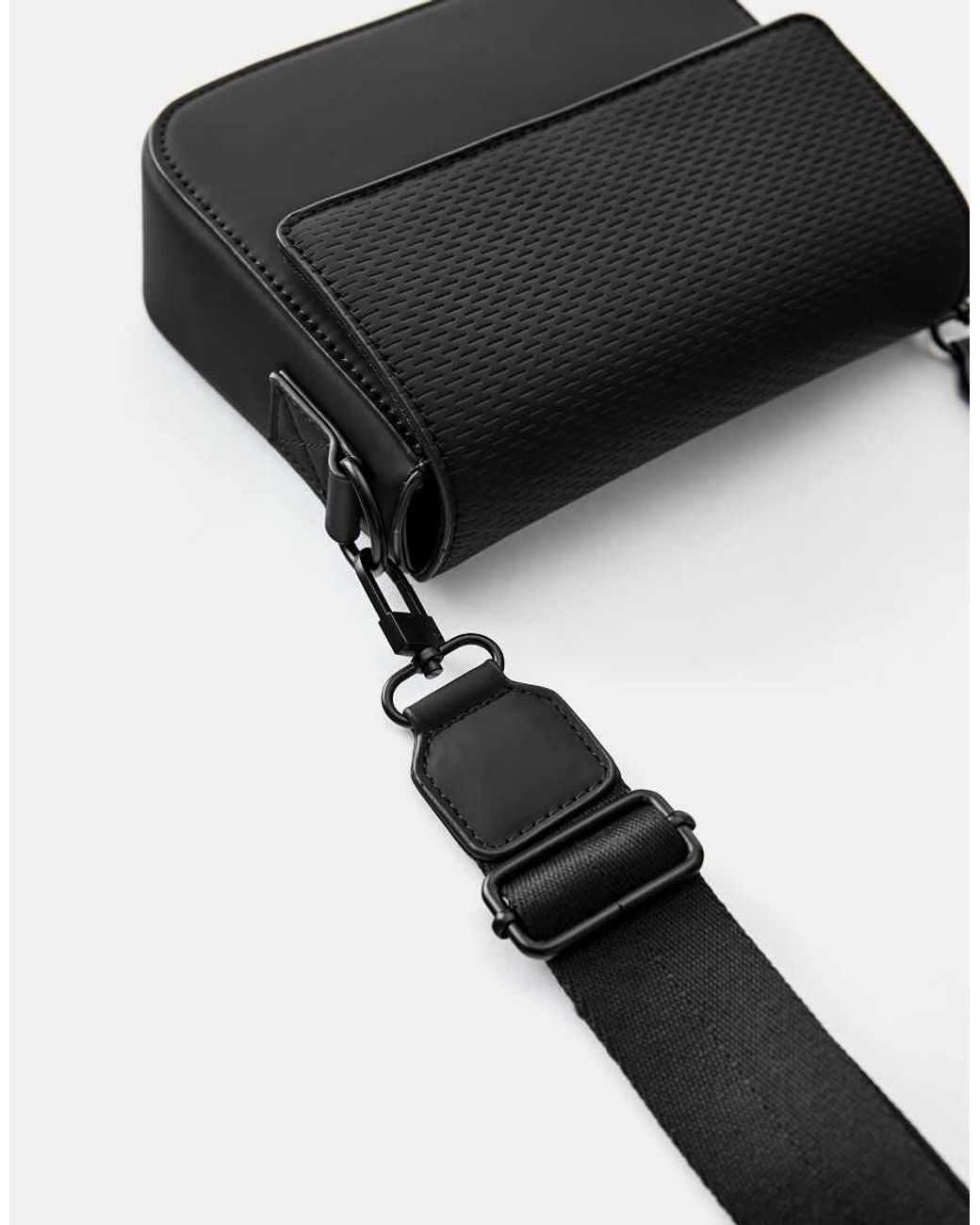 Borsa A Tracolla Nera di Pull&Bear in Black da Uomo