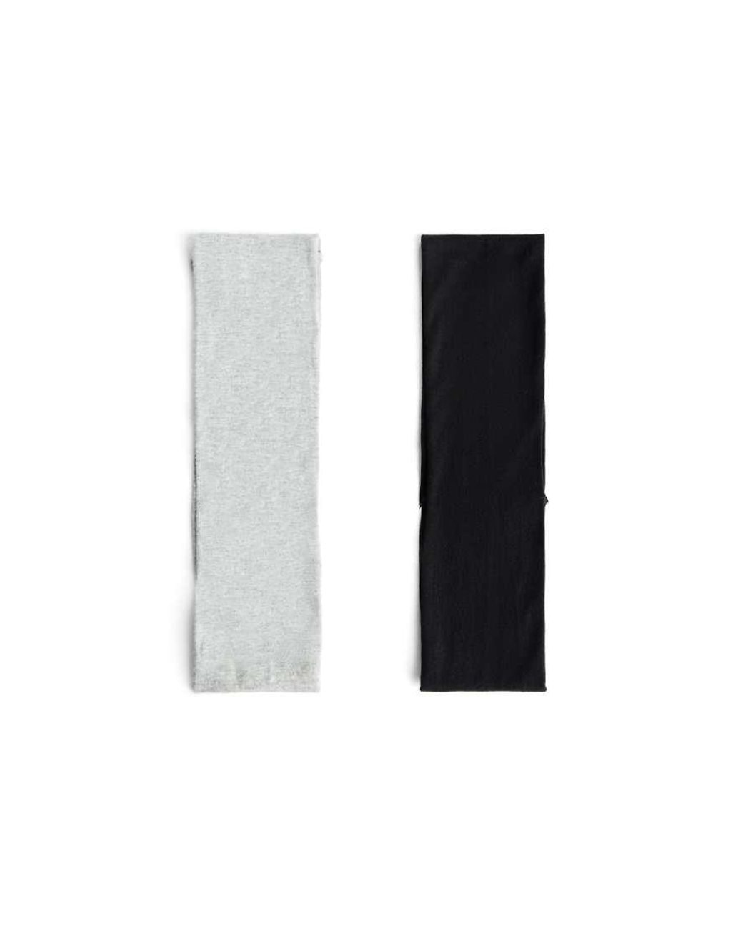 Bershka Black 2-pack Of Headbands