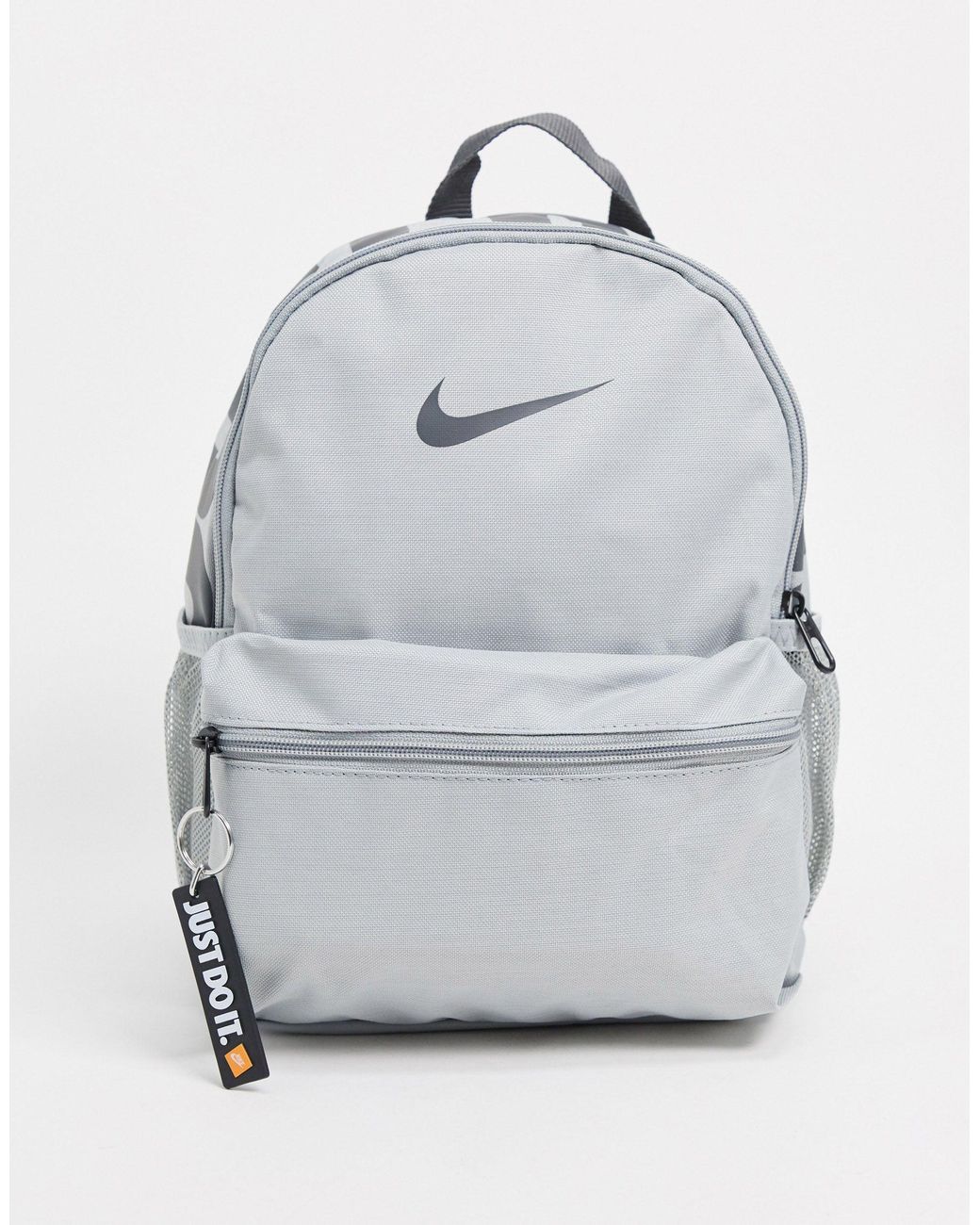 Nike – Just Do It – Kleiner Backpack in Grau | Lyst DE