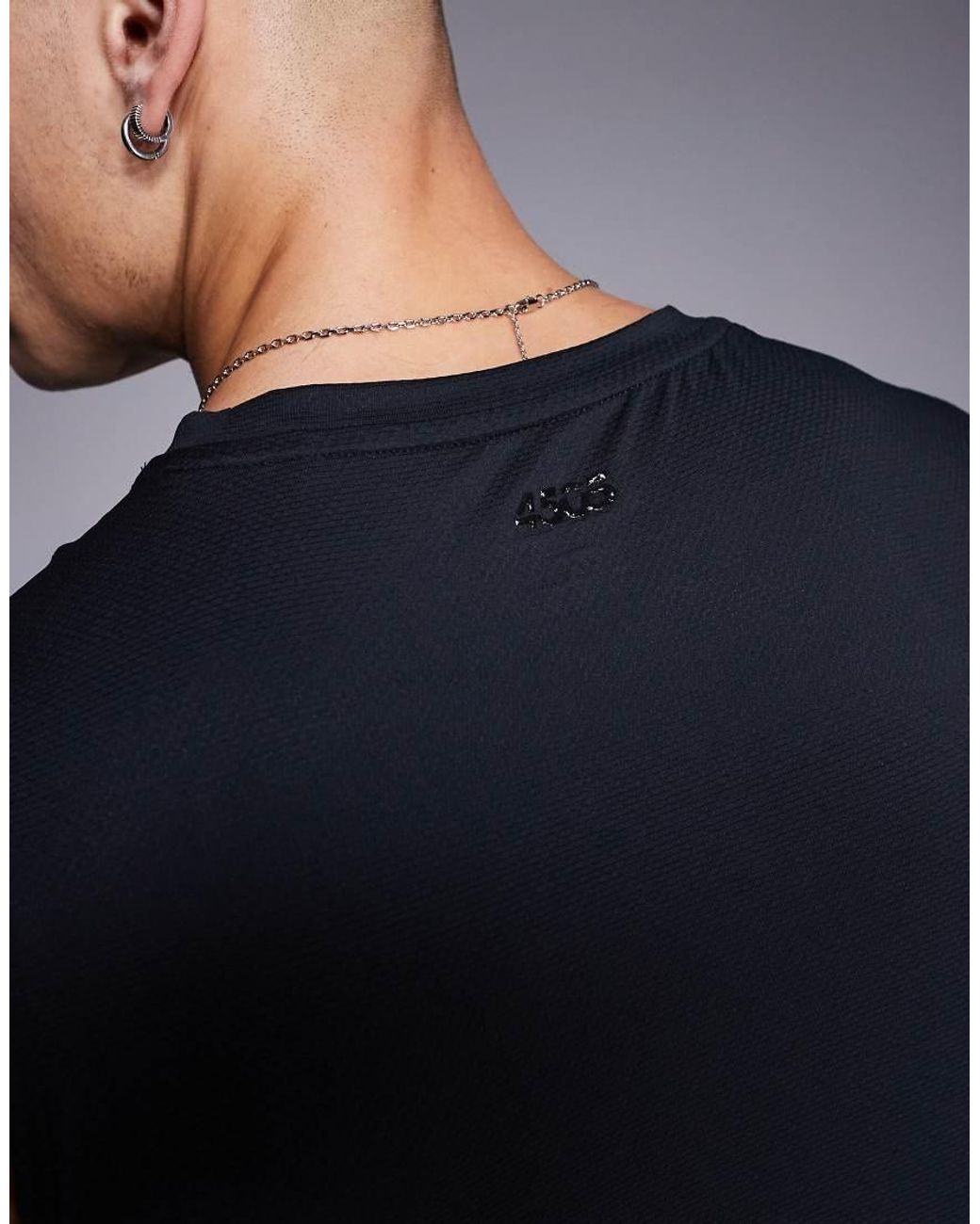 4505 Black Icon Quick Dry Mesh Training Tank for men