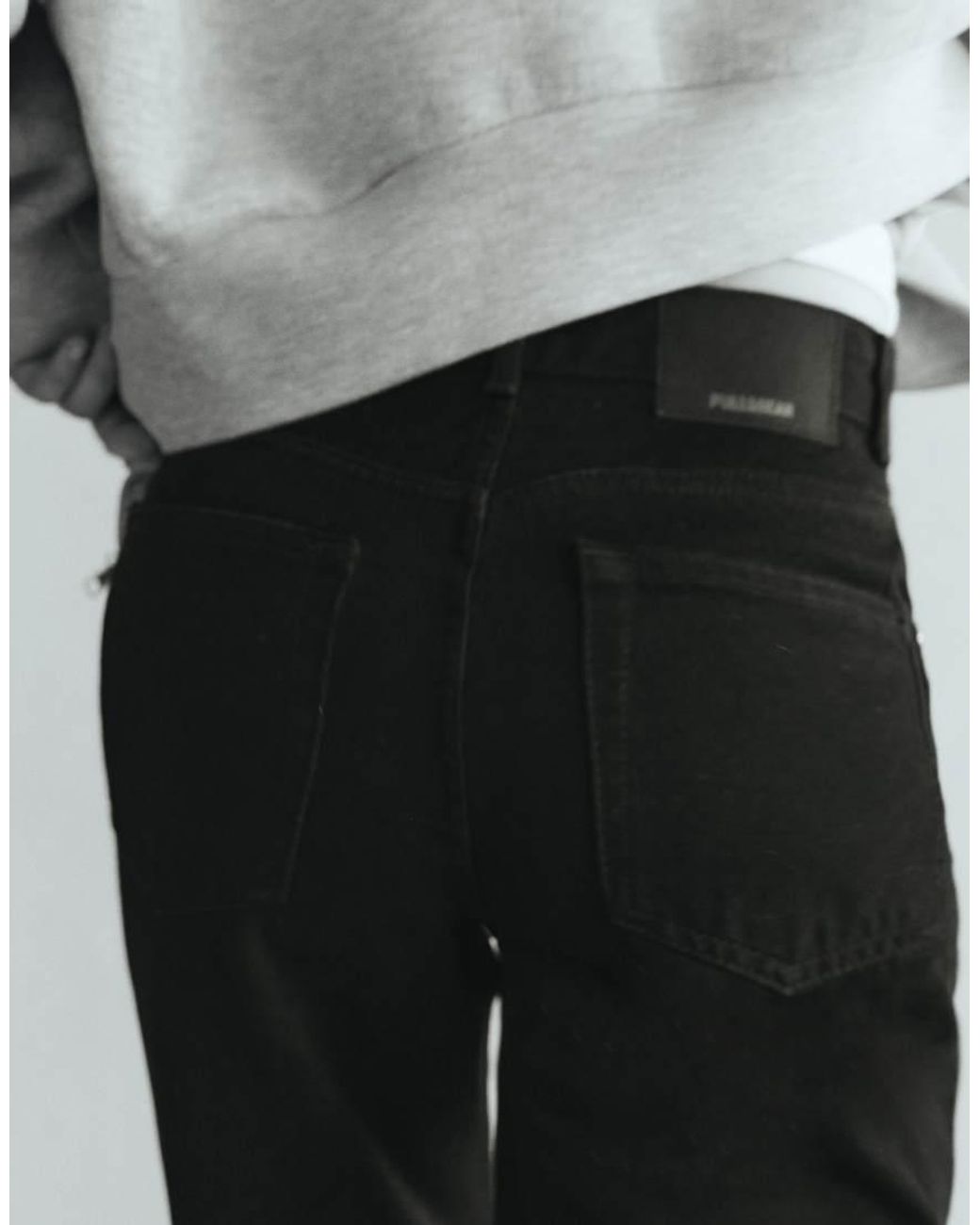 Pull&Bear Blue Straight Wide-leg Jeans