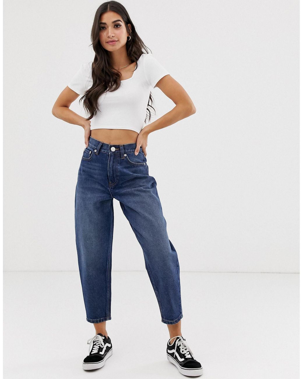 balloon boyfriend jeans