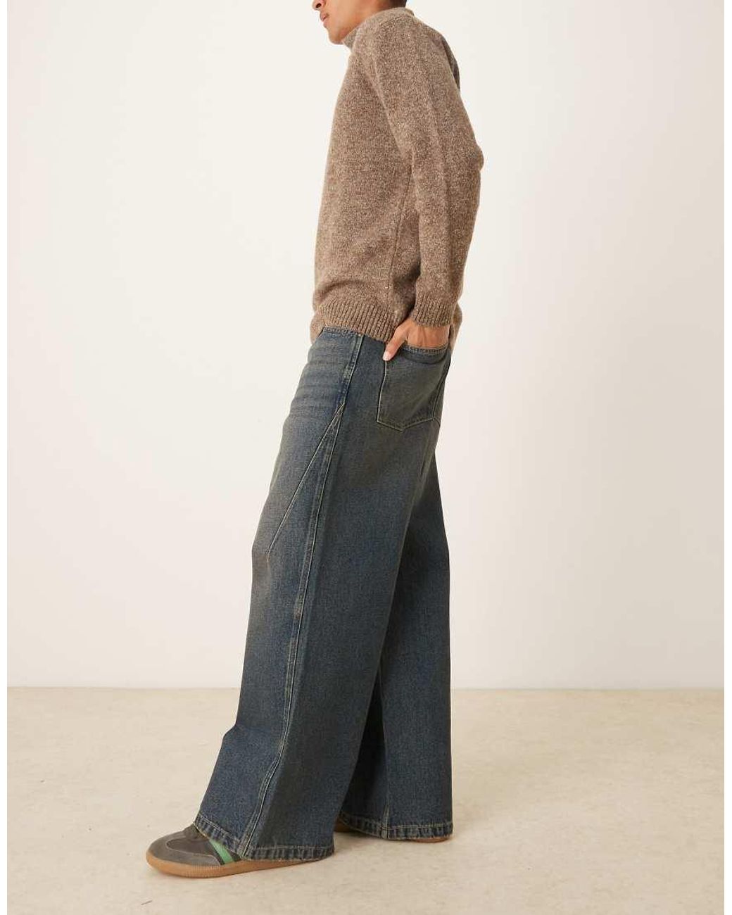 ASOS Multicolor Extreme baggy Jeans for men