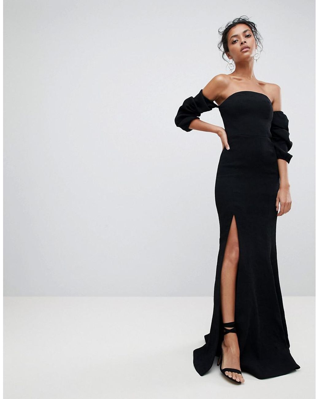C/meo Collective Off Shoulder Split 