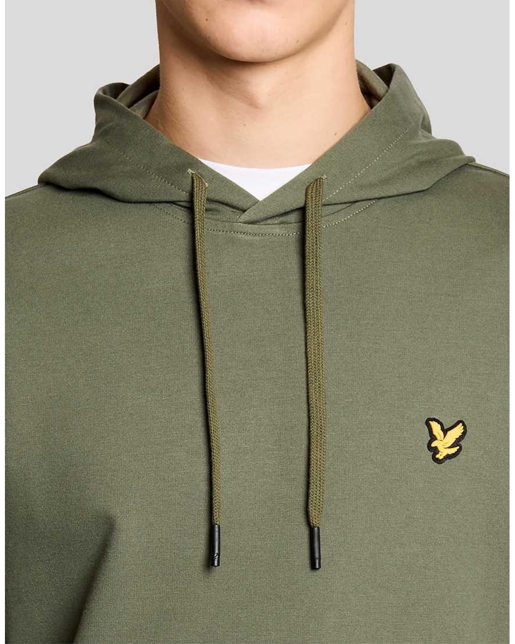 Lyle & Scott Green Sports Lightweight Hoodie for men