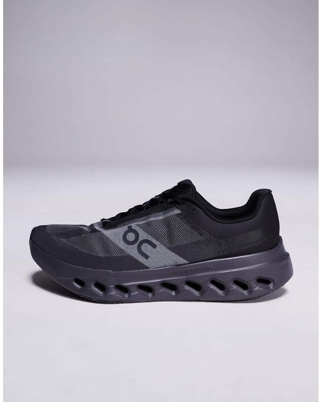 On Shoes Black Cloudsurfer Next Running Trainers for men