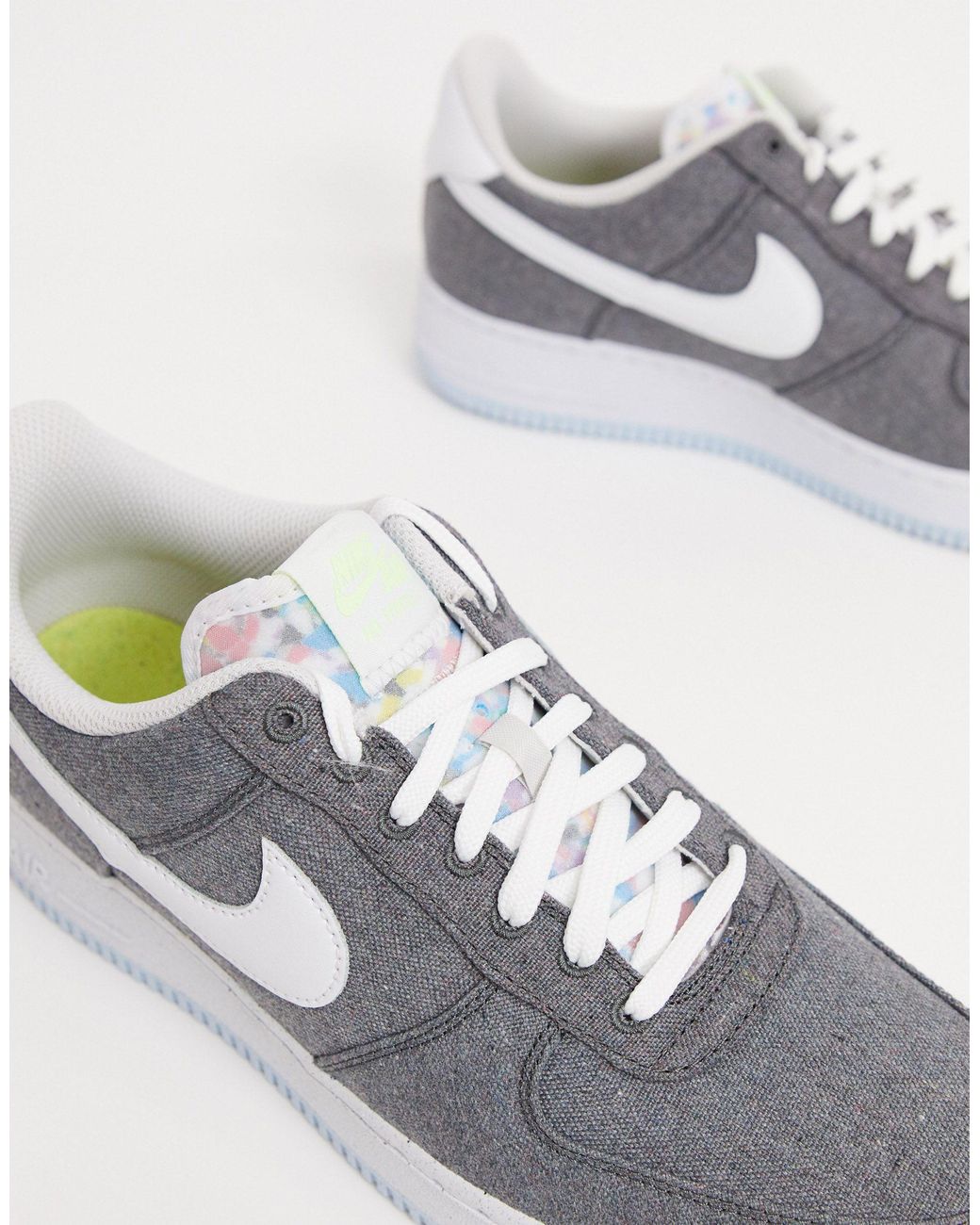 Nike – Air Force 1 '07 LX – Stoff-Sneaker in Grau für Herren | Lyst DE