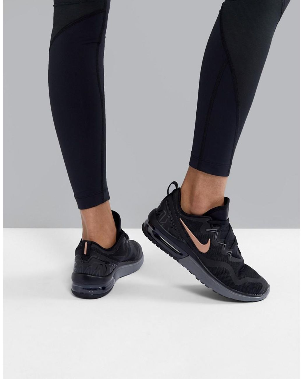 Nike Running Air Max Fury In Black And Rose | Lyst Australia