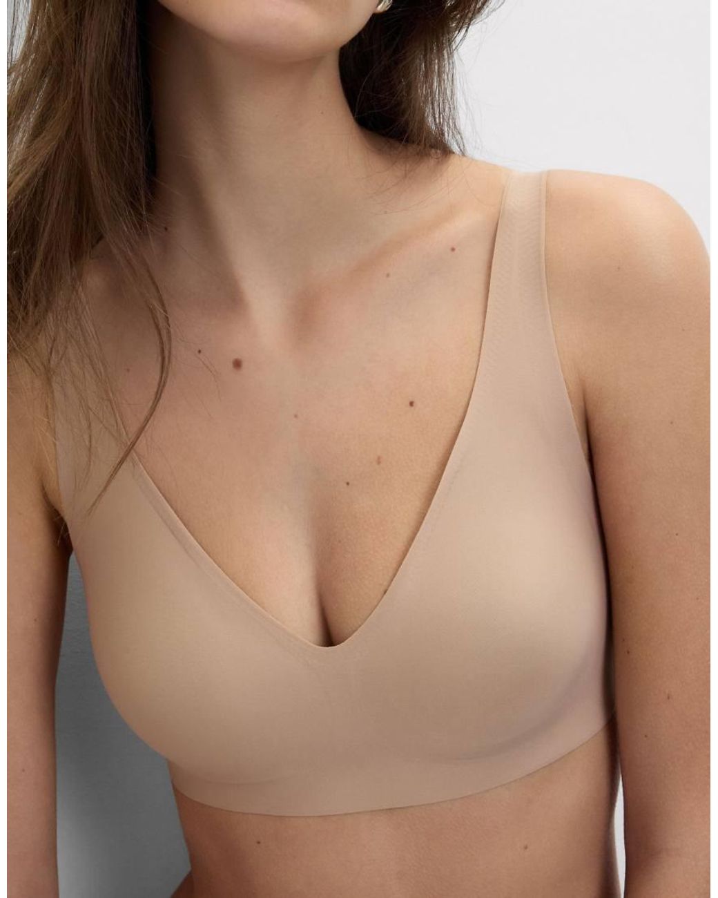 Intimissimi Brown Aria Microfibre Racer-Back Bra