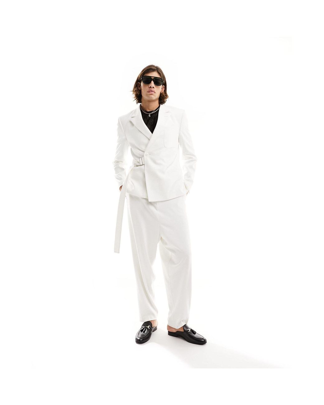 Balloon pant store with blazer