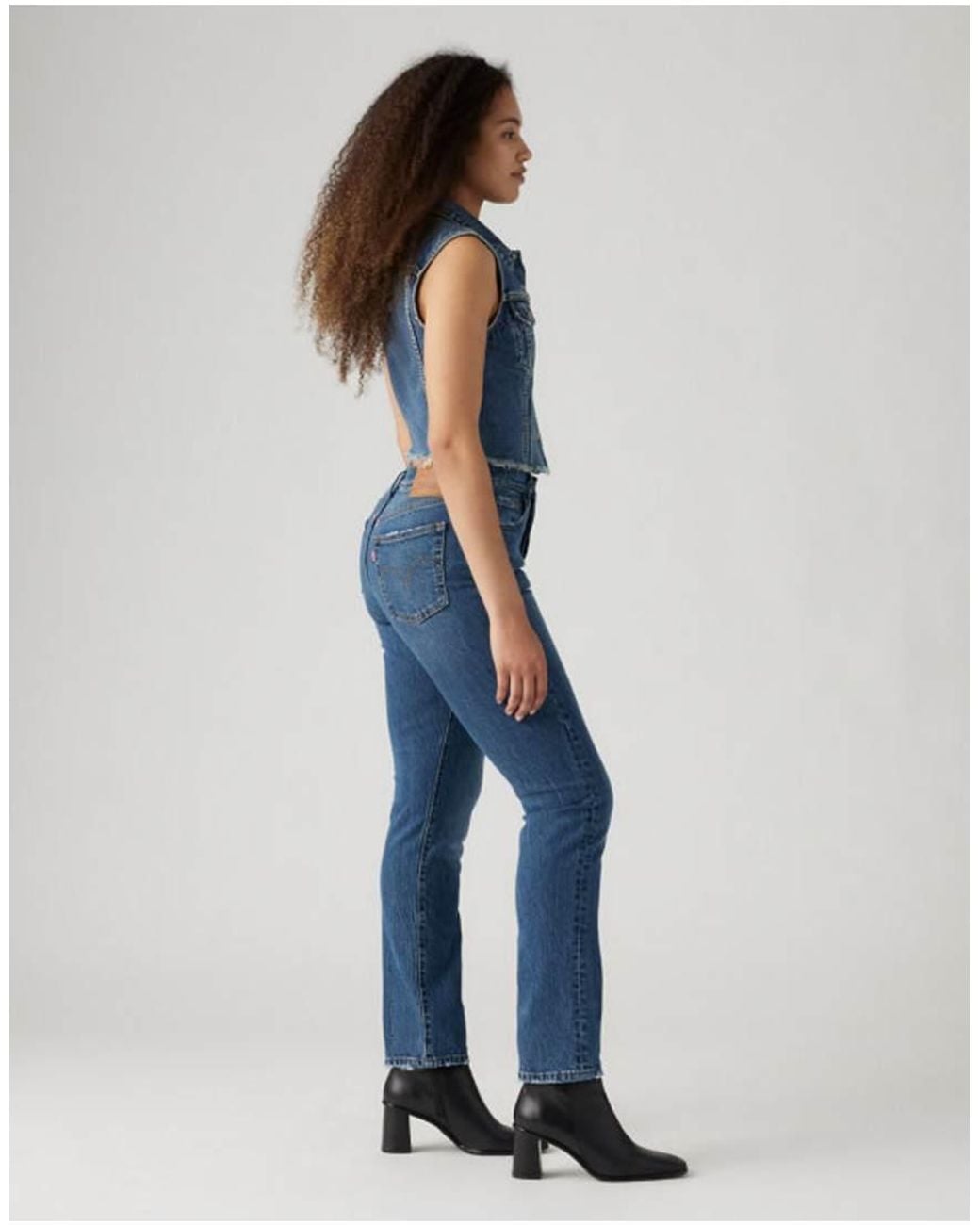 Levi's Blue 501 Original Straight Fit Jeans