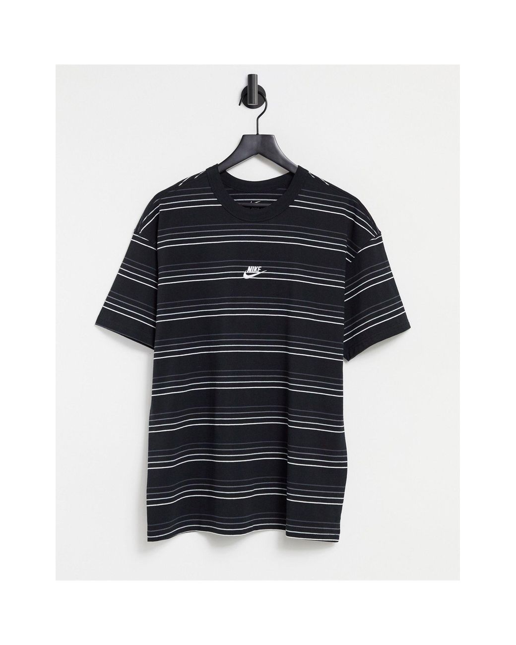 Clavijas Artista aerolíneas Camiseta negra extragrande a rayas premium essential Nike de hombre de  color Negro | Lyst