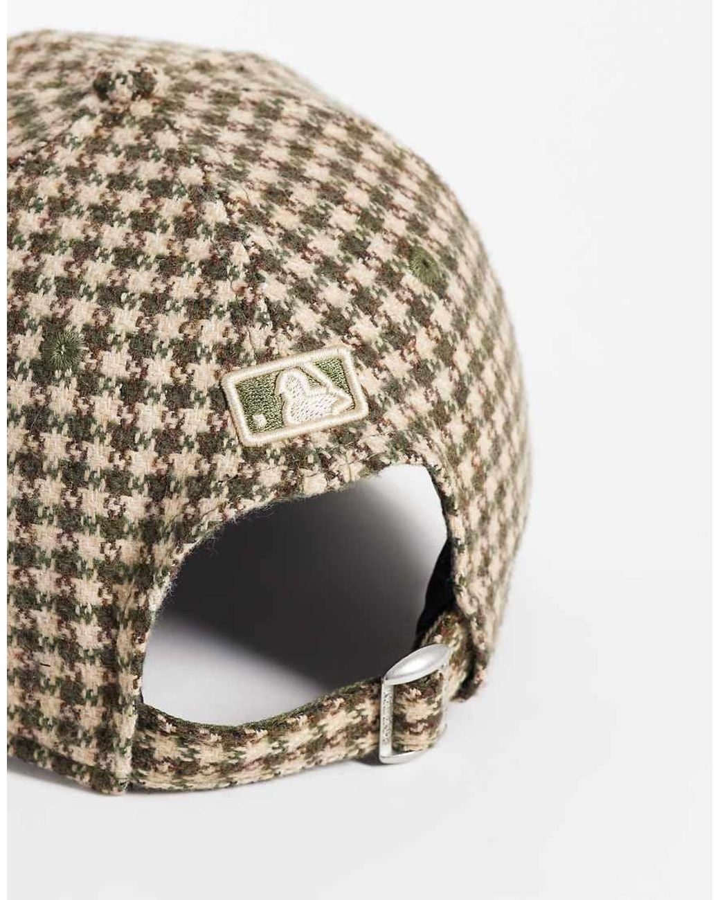KTZ Green La Dodgers 9Forty Houndstooth Check Cap
