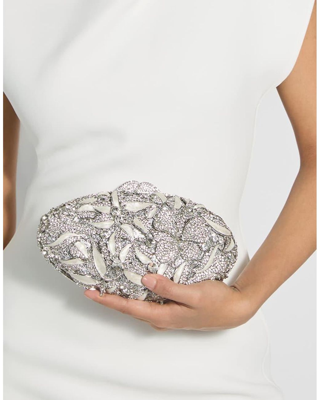Dune Gray Extravagant Clutch Bag