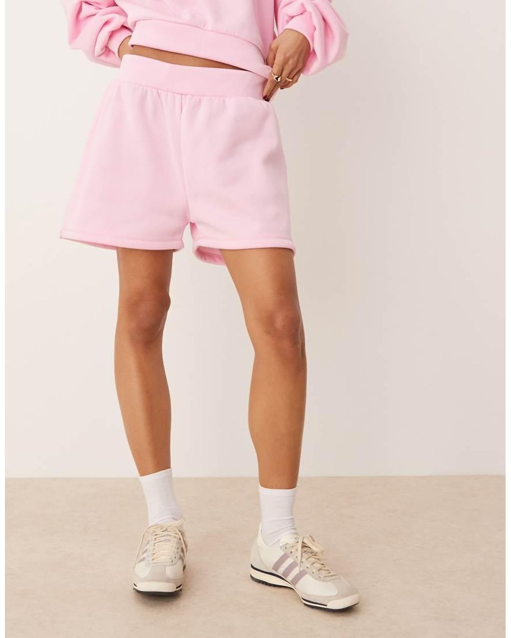 ASOS Pink Sweat Short Co-ord