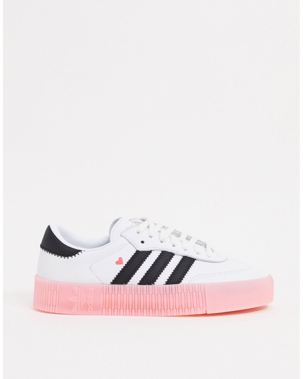 Adidas sambarose blanche femme sale