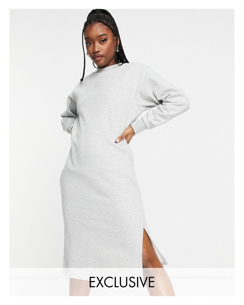 Puma sweatshirt dress hotsell