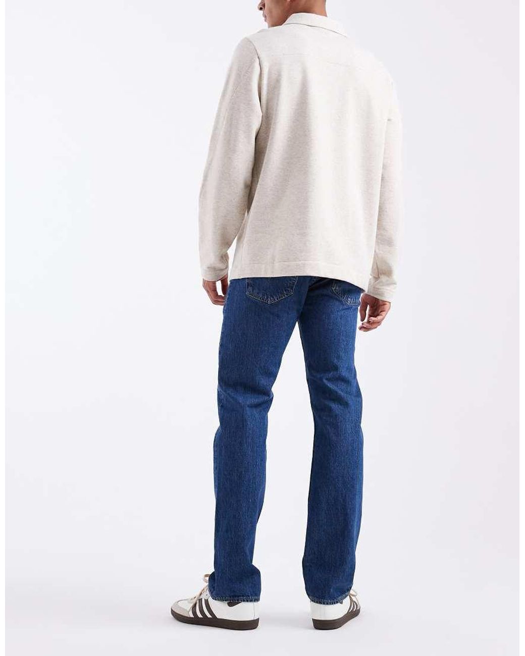 Vaqueros Azules De Corte Recto 501 Original De Levi's de hombre de color Blue